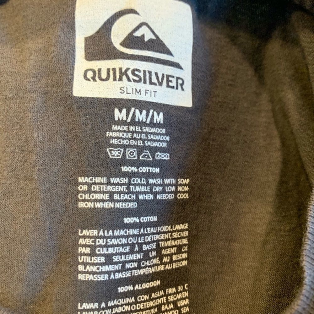 Quicksilver Slim Fit Tee  - Picture 4 of 4